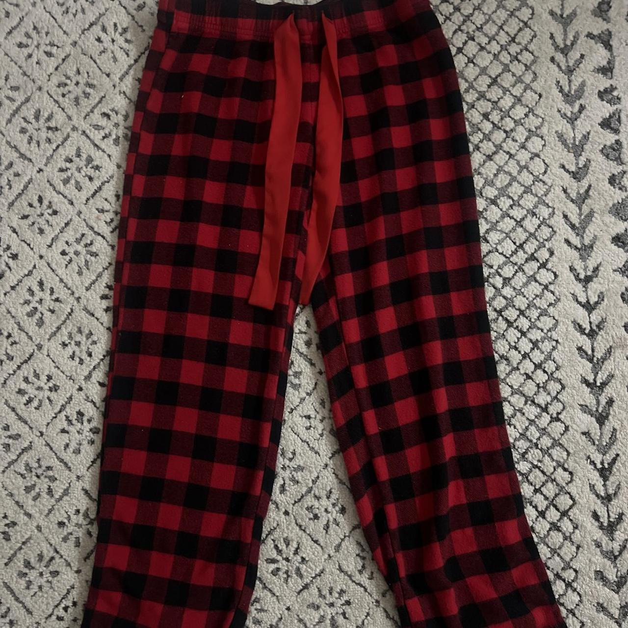 Small red checkers PJs Great Condition only worn a... - Depop