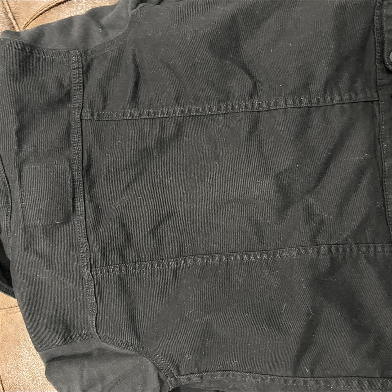 Levi’s black denim jacket Size xs - Depop
