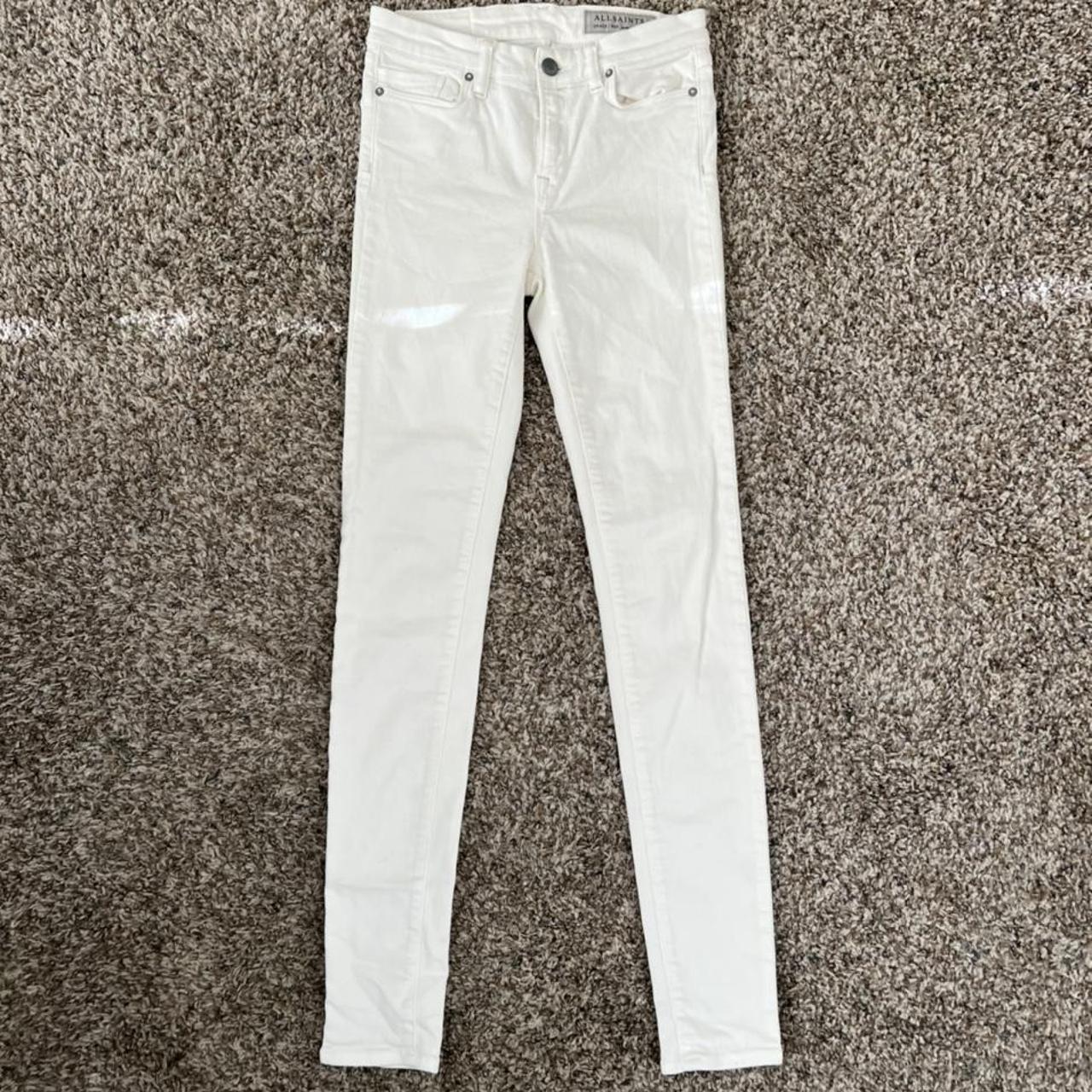 All saints white deals jeans