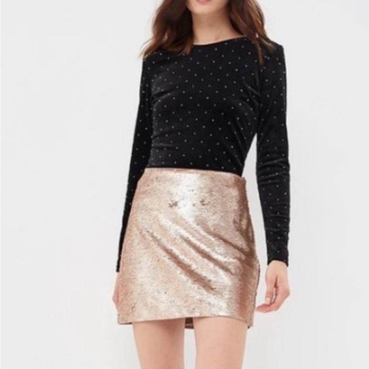 Banana republic sequin mini skirt best sale