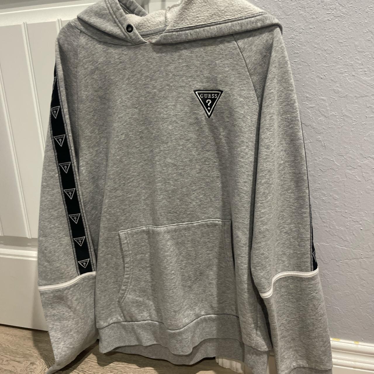 Grey discount guess hoodie