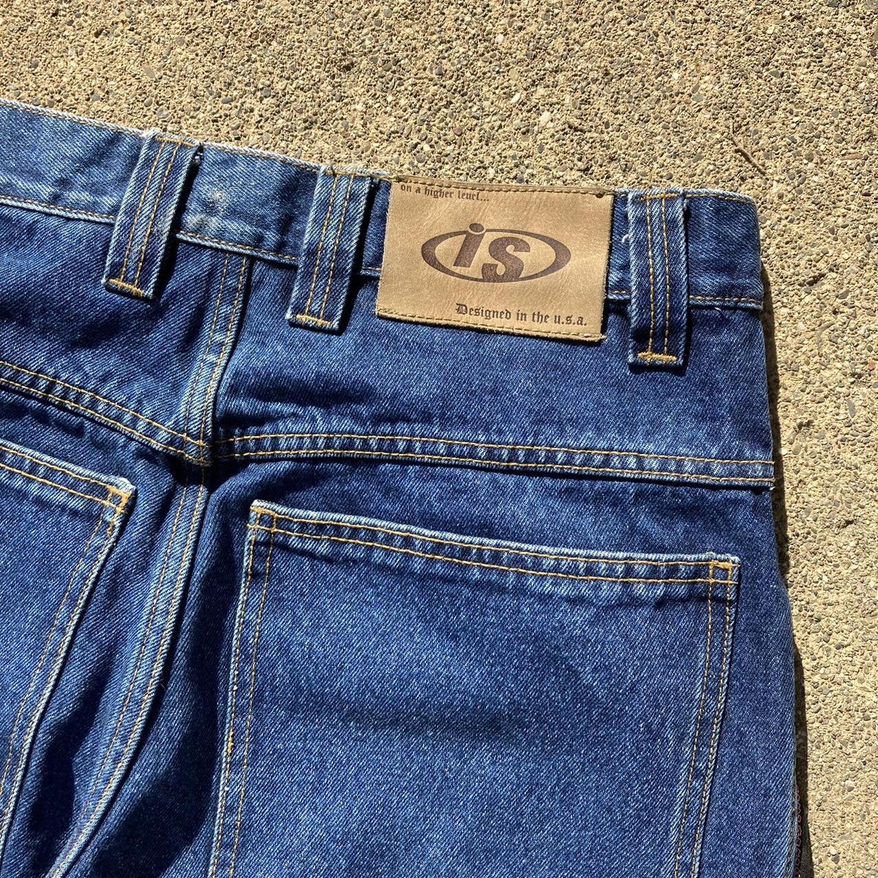 Interstate Jeans -tagged Sz 30 -measures 30x30 -leg... - Depop