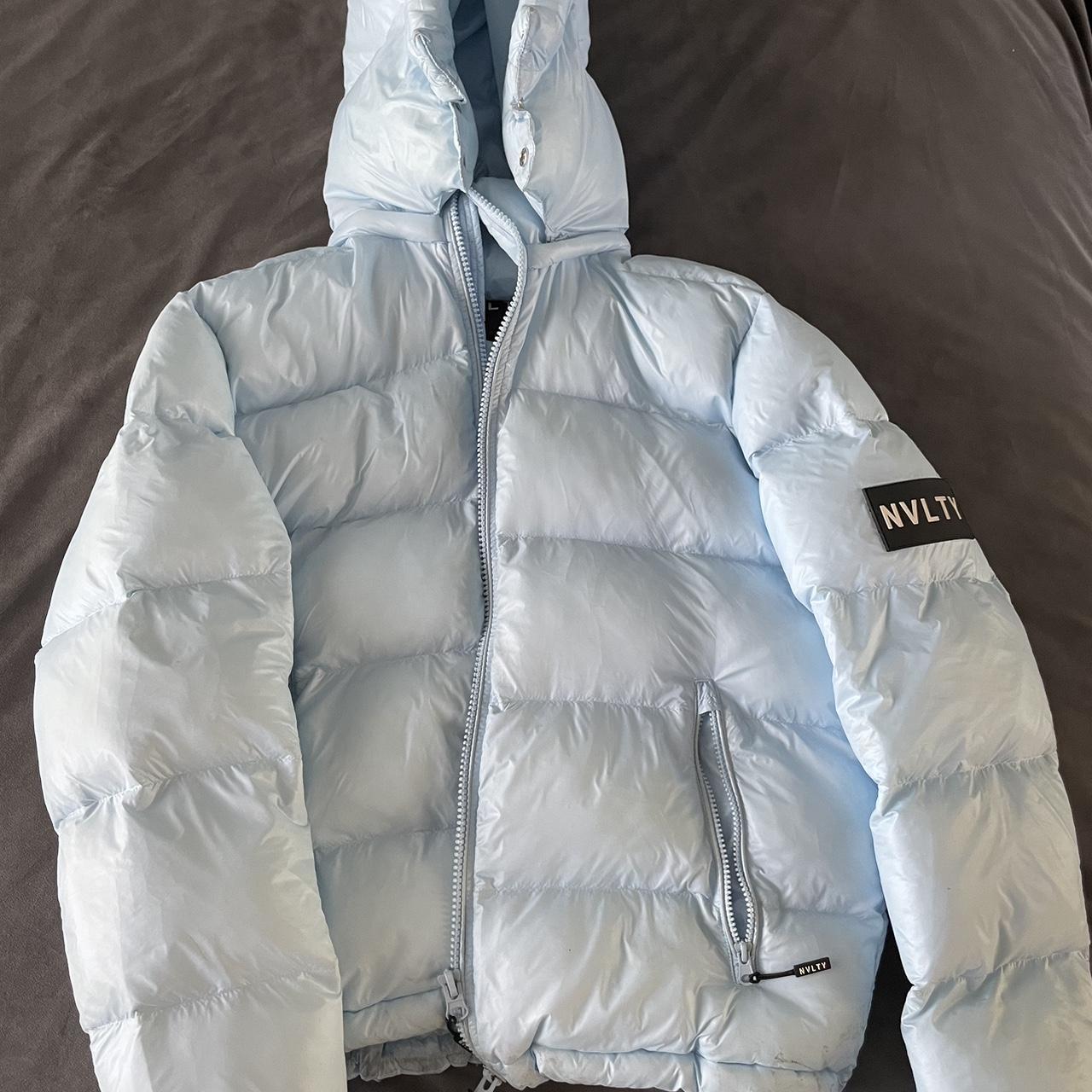 Blue NVLTY coat, great condition, worn once or... Depop