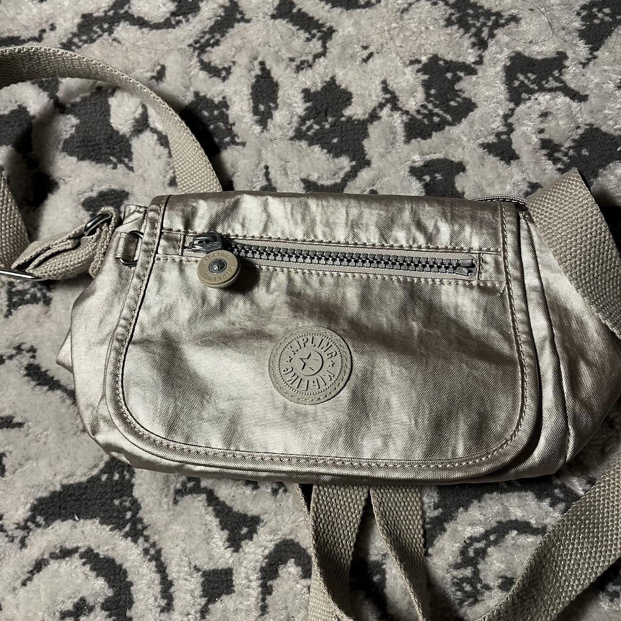 Kipling Women's Silver Bag | Depop