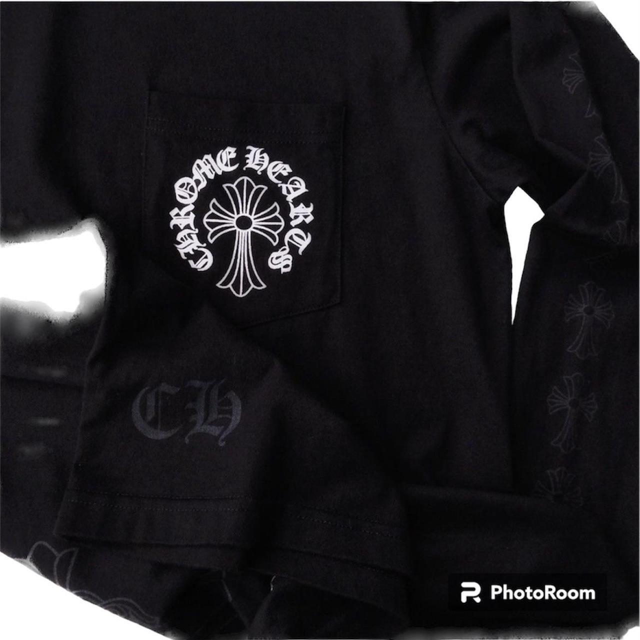 Chrome Hearts Longsleeve pocket tee Size L Pit 21 | Depop Chrome Hearts Longsleeve pocket tee Size L Pit 21 | Depop