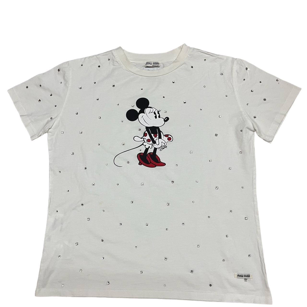 Miu Miu X Disney Mickey Mouse 2019 Tee Size M Pit 20 | Depop