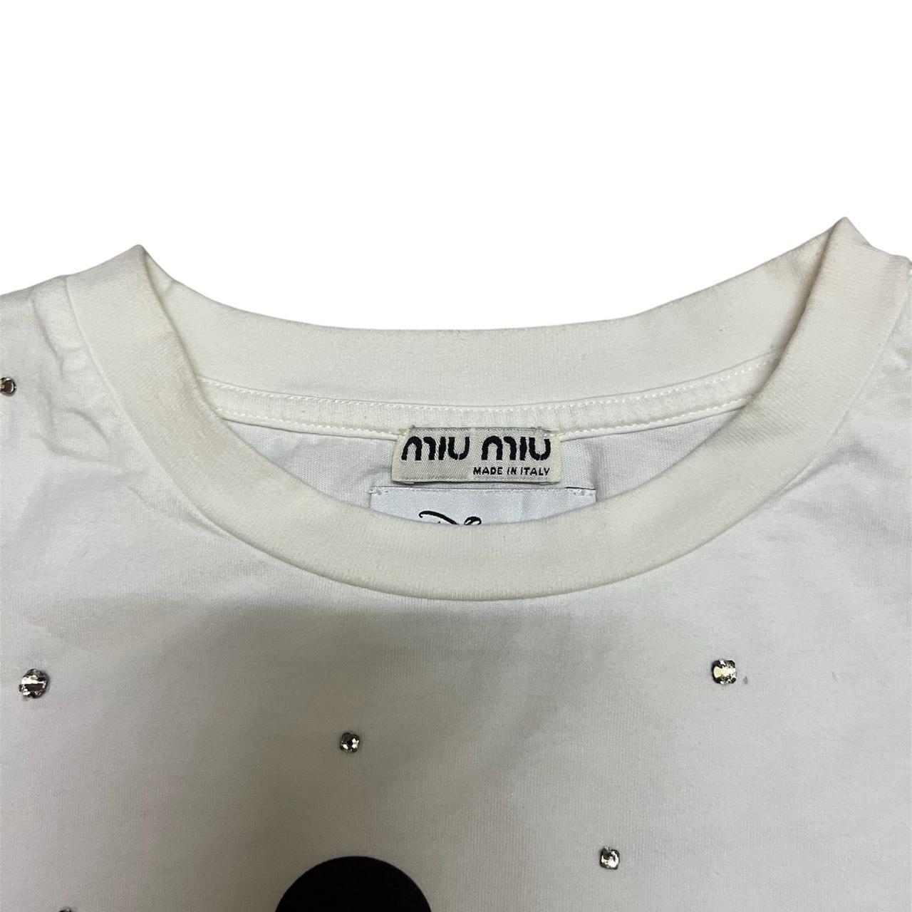 Miu Miu X Disney Mickey Mouse 2019 Tee Size M Pit 20 | Depop
