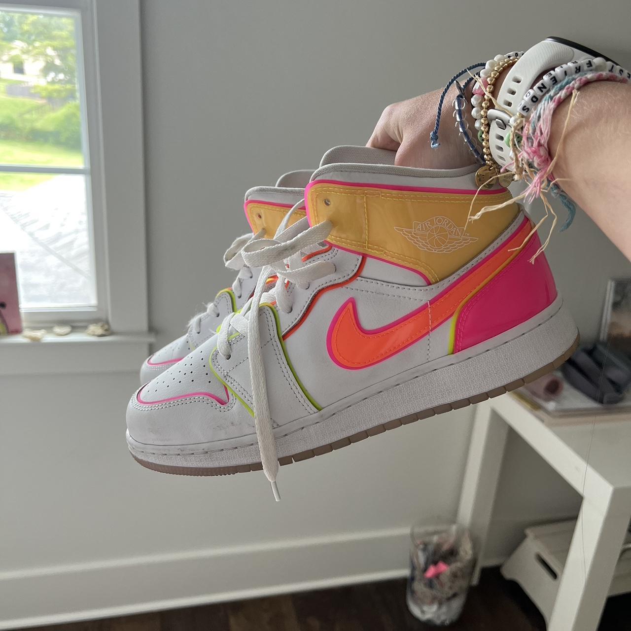womens neon jordans