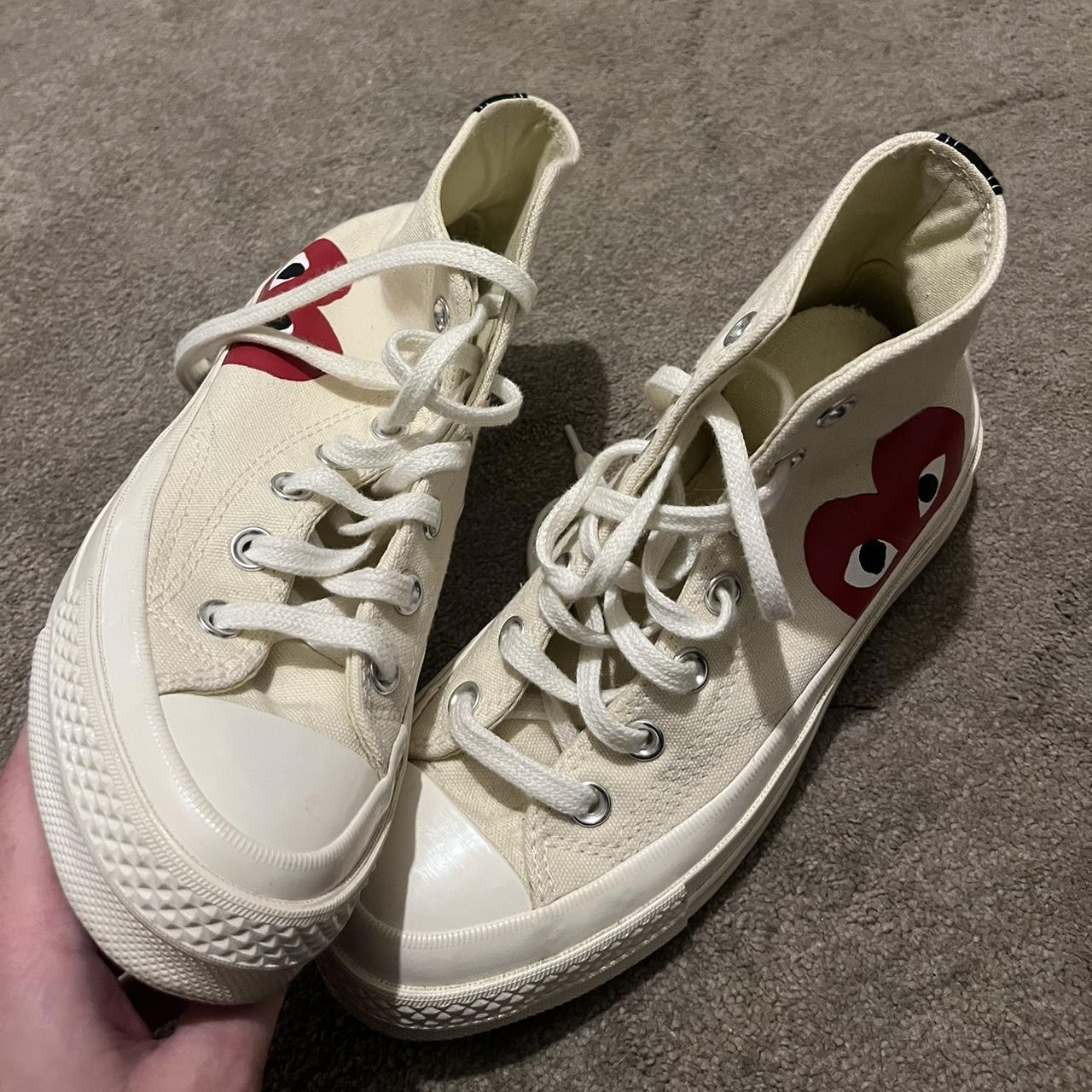 Off white converse size 4 best sale