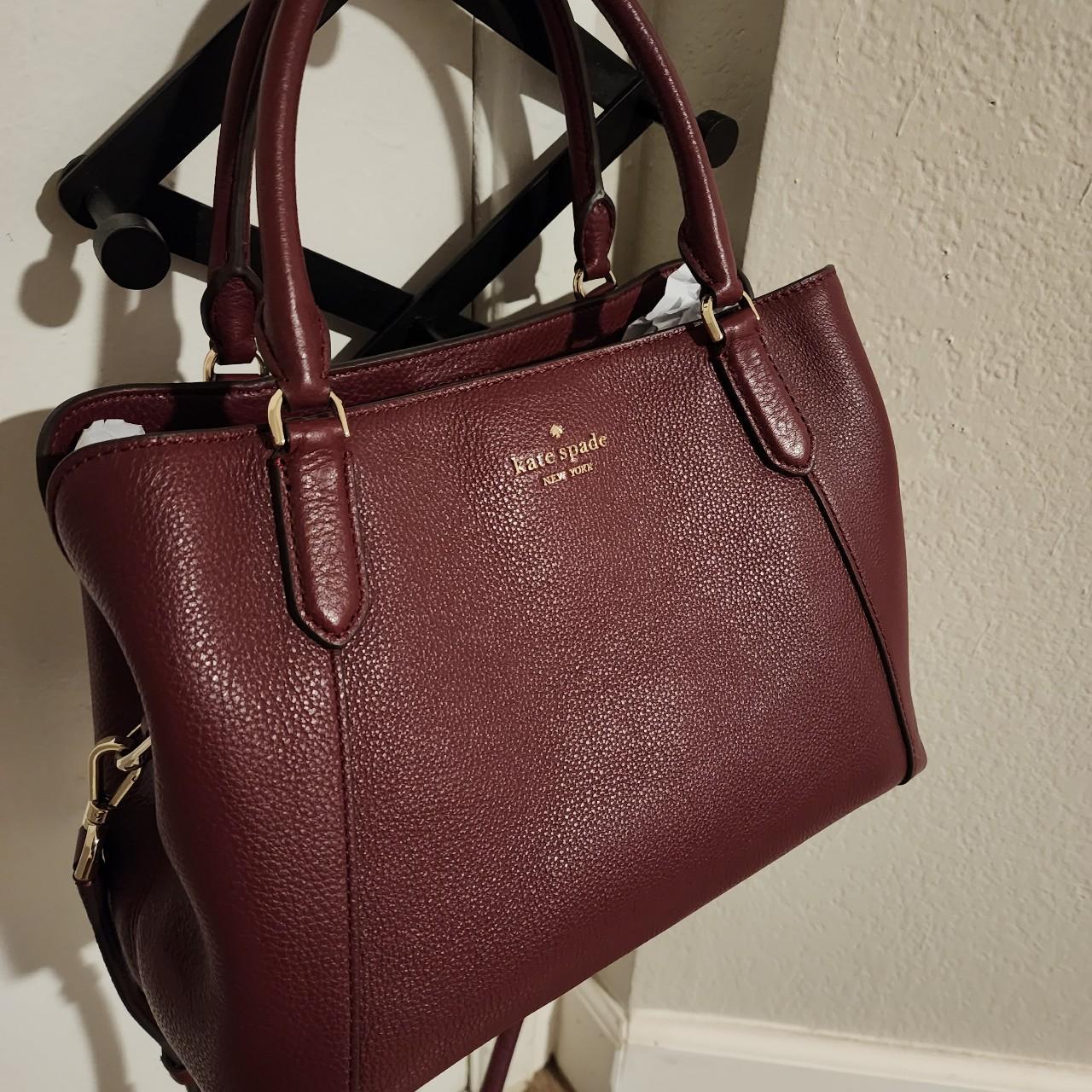 Kate spade burgundy discount bag