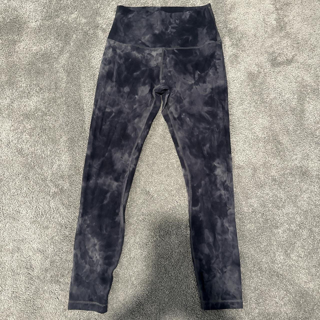 Lululemon marble print align leggings size 6, 25” - Depop