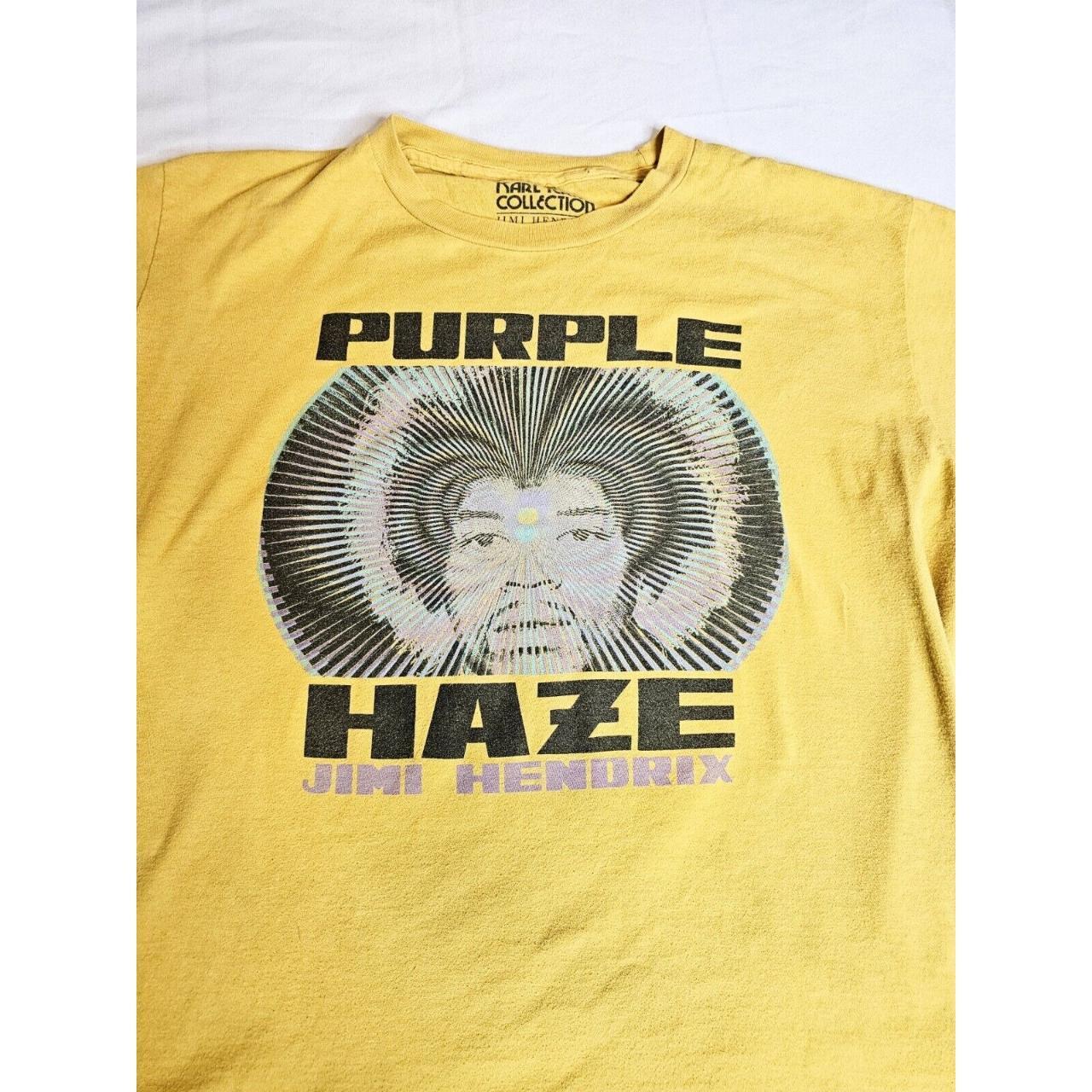 Jimi Hendrix Purple Haze Tシャツ Authentic Jimi Hendrix Purple Haze Mineral Wash Graphic Tee