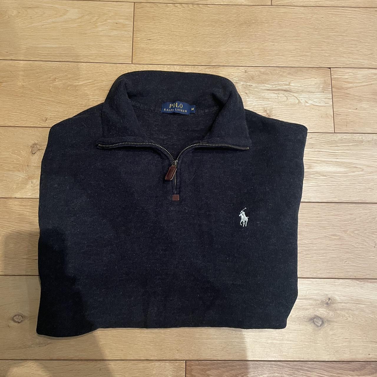 Ralph Lauren Men's Brown and Black Jumper | Depop