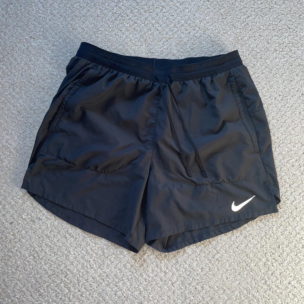 nike miler black shorts
