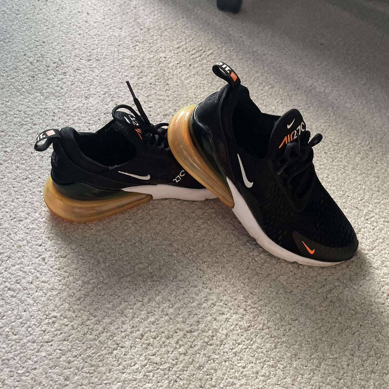 Black White Total Orange Nike Air Max 270 270s UK