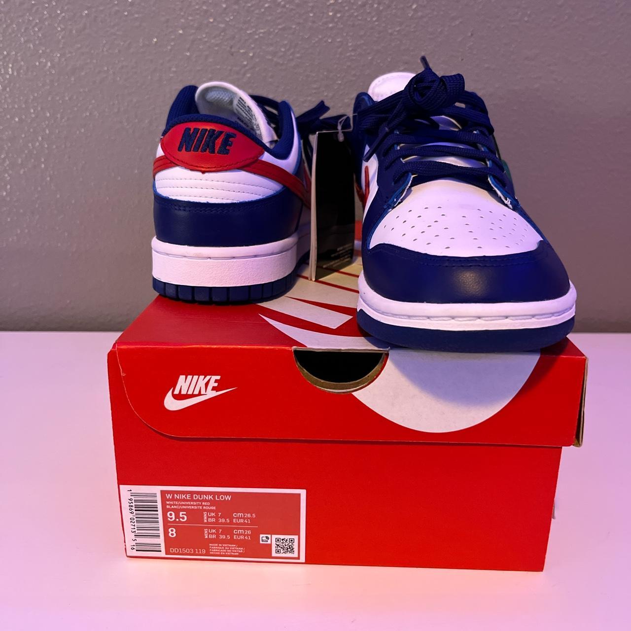 red white & blue nikes