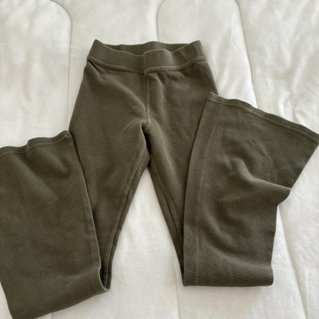 aerie waffle flare pants