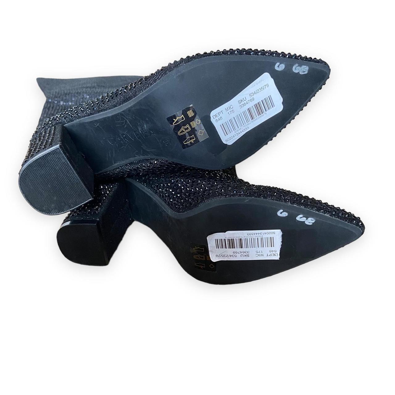 carvela polished flat knee boots