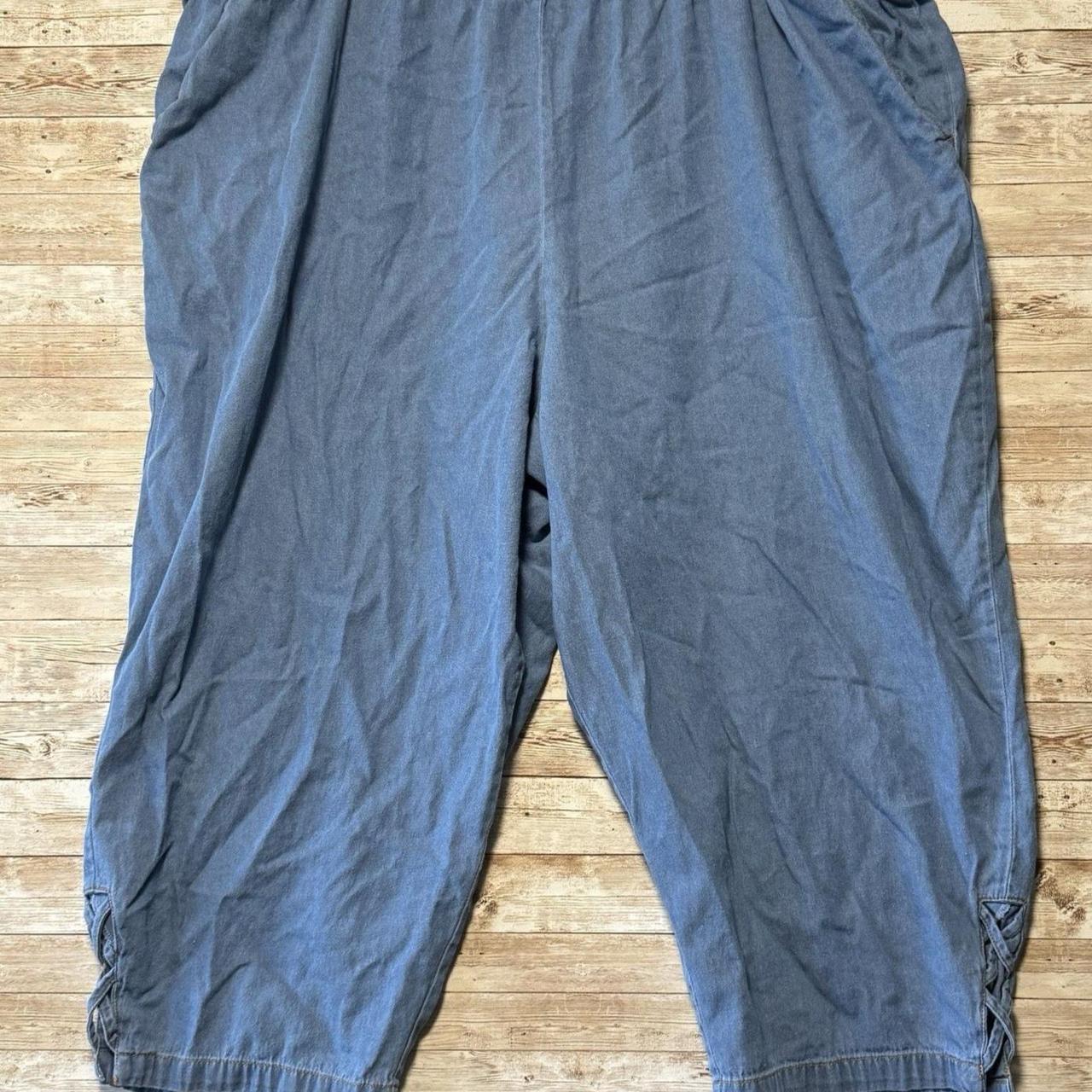 Blair Women's Bottom Blue 4XL – Blair Pull On Denim Capris