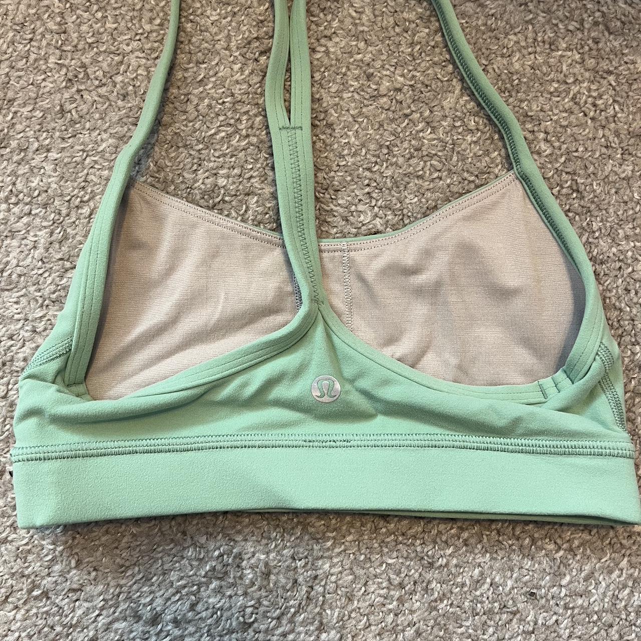 Lululemon Flow Y Bra Size 2 Seafoam Green - Depop