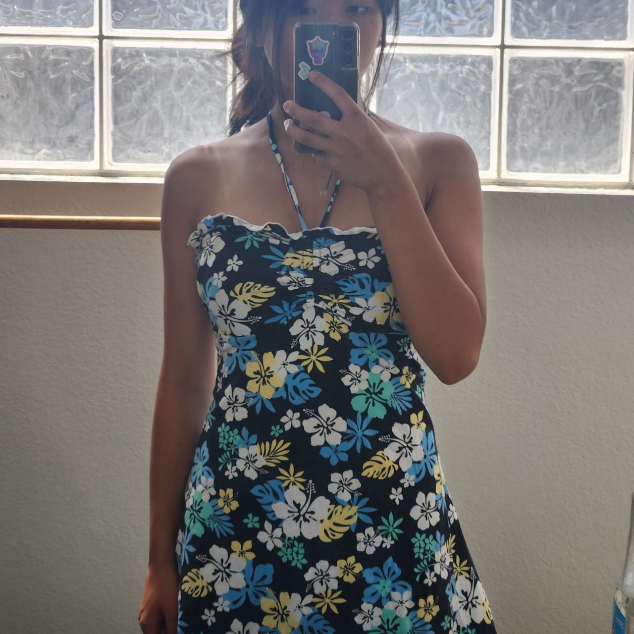 Forever 21 blue floral dress hotsell