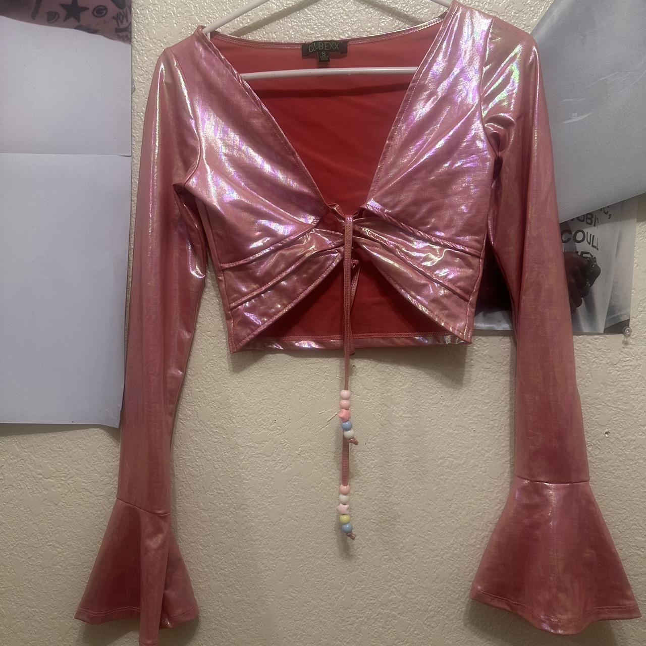 pink dollkills two piece set! size S! Perfect for Depop