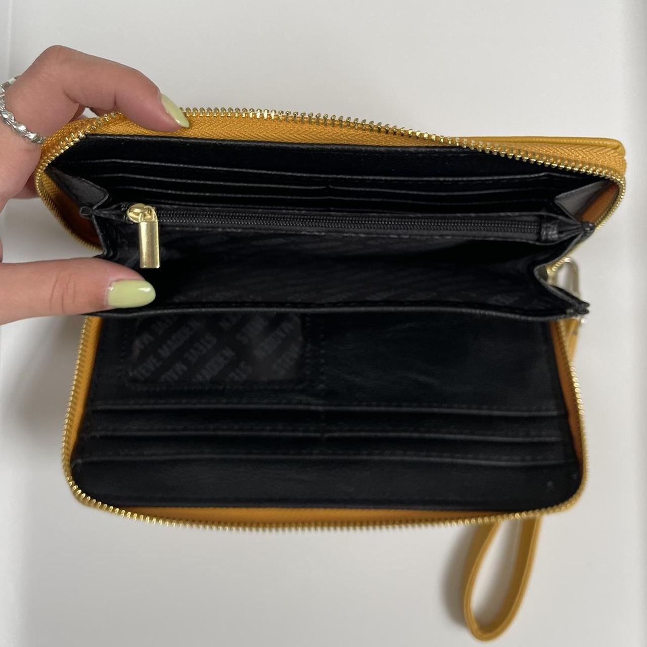 Steve Madden Women's Yellow and Gold Wallet-purses | Depop