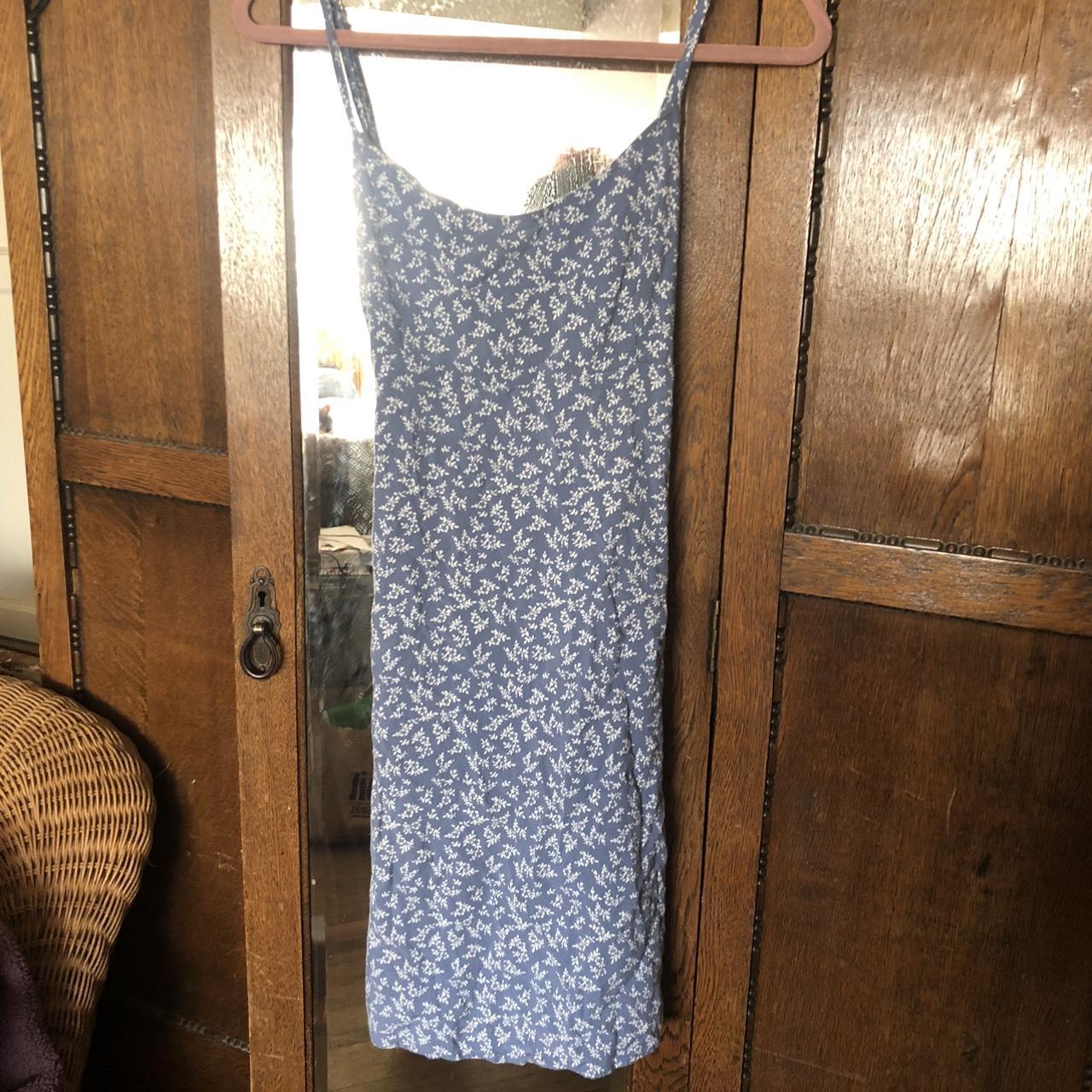 Brandy Melville baby blue floral Colleen dress💙 This - Depop