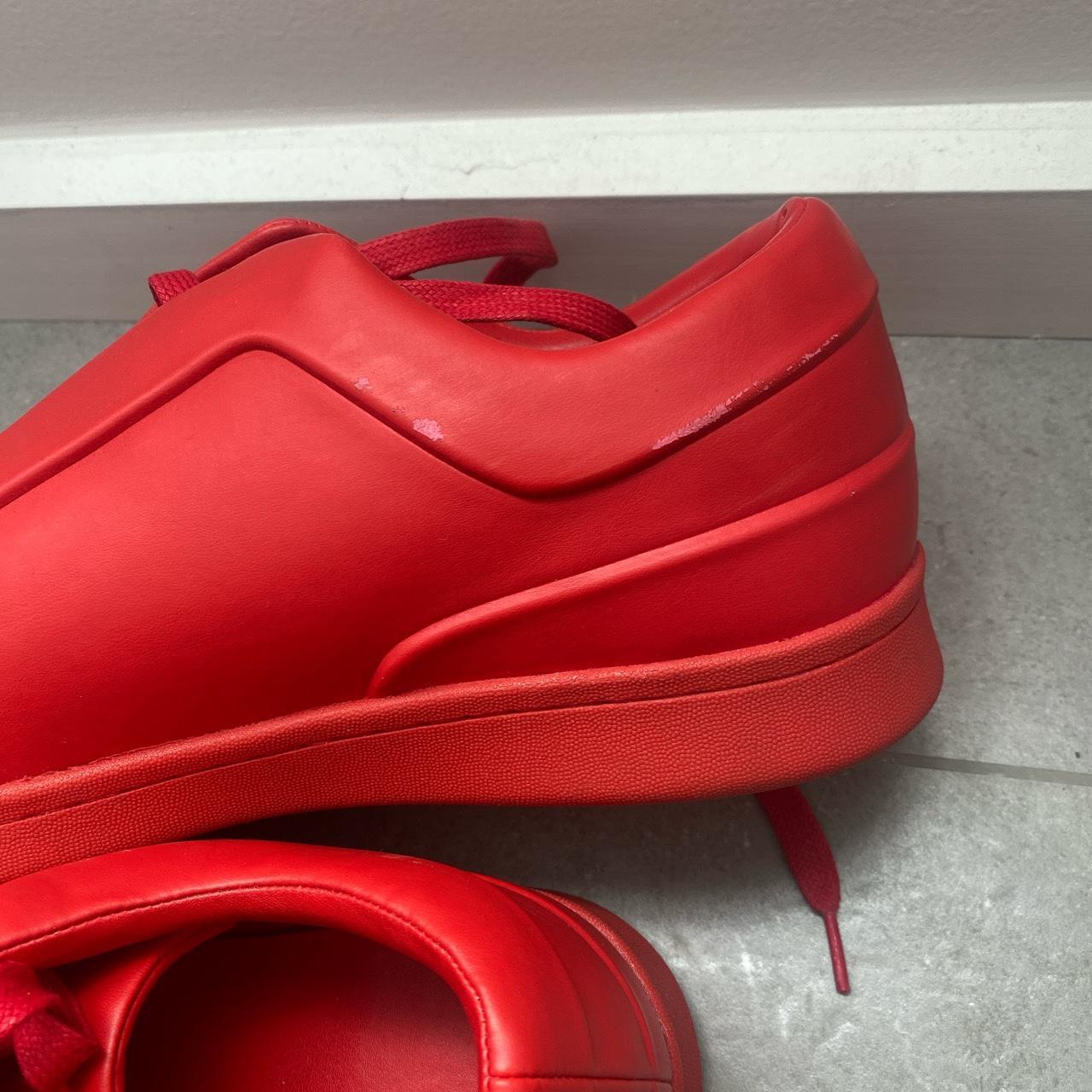 Zara red fashion trainers