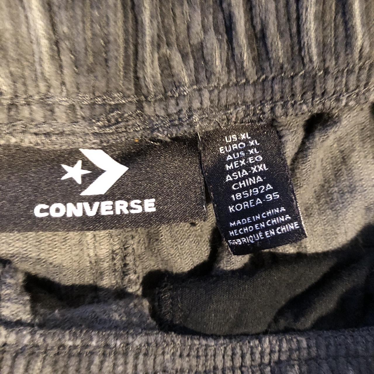 Converse Men's Black and Grey Shorts (3)