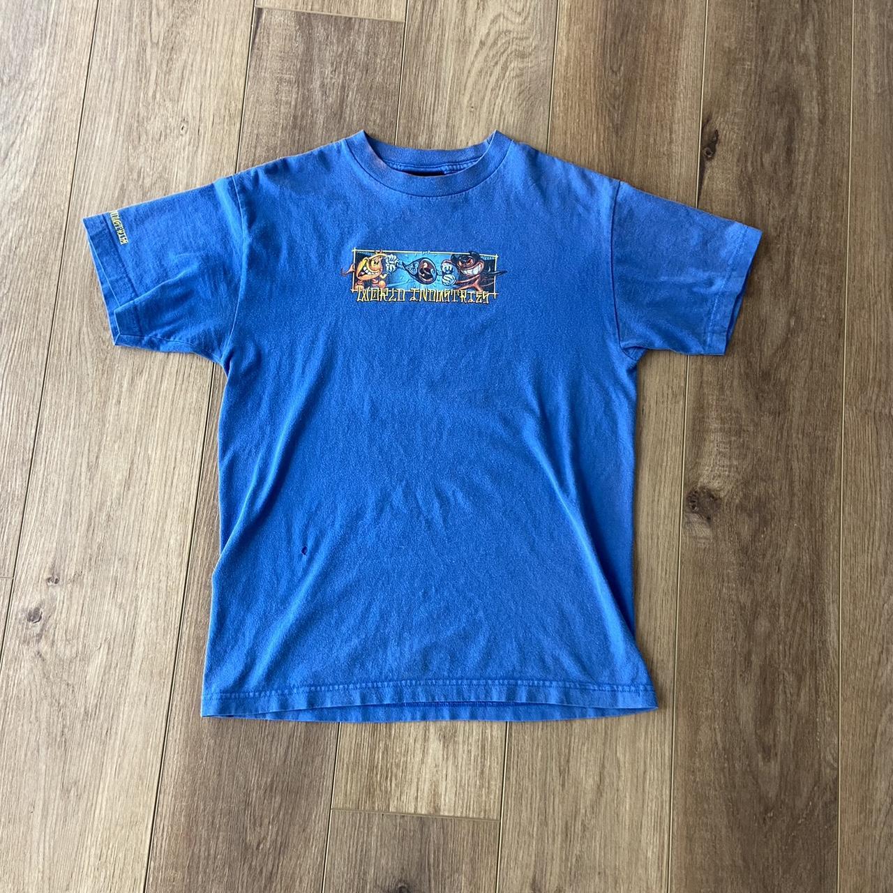 My two Vintage World industries tees from the 90s... - Depop