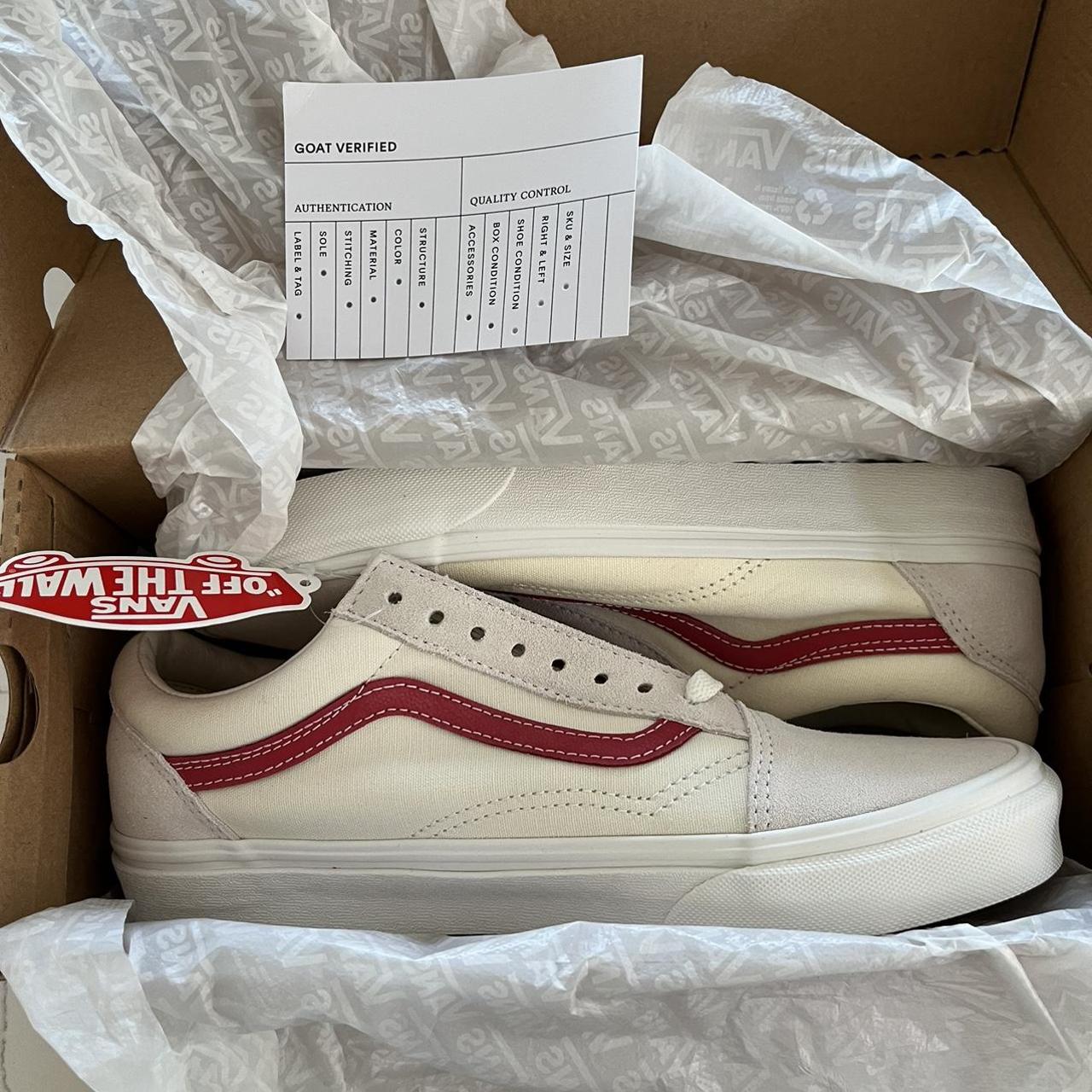 Vans old skool on sale vintage rococo red