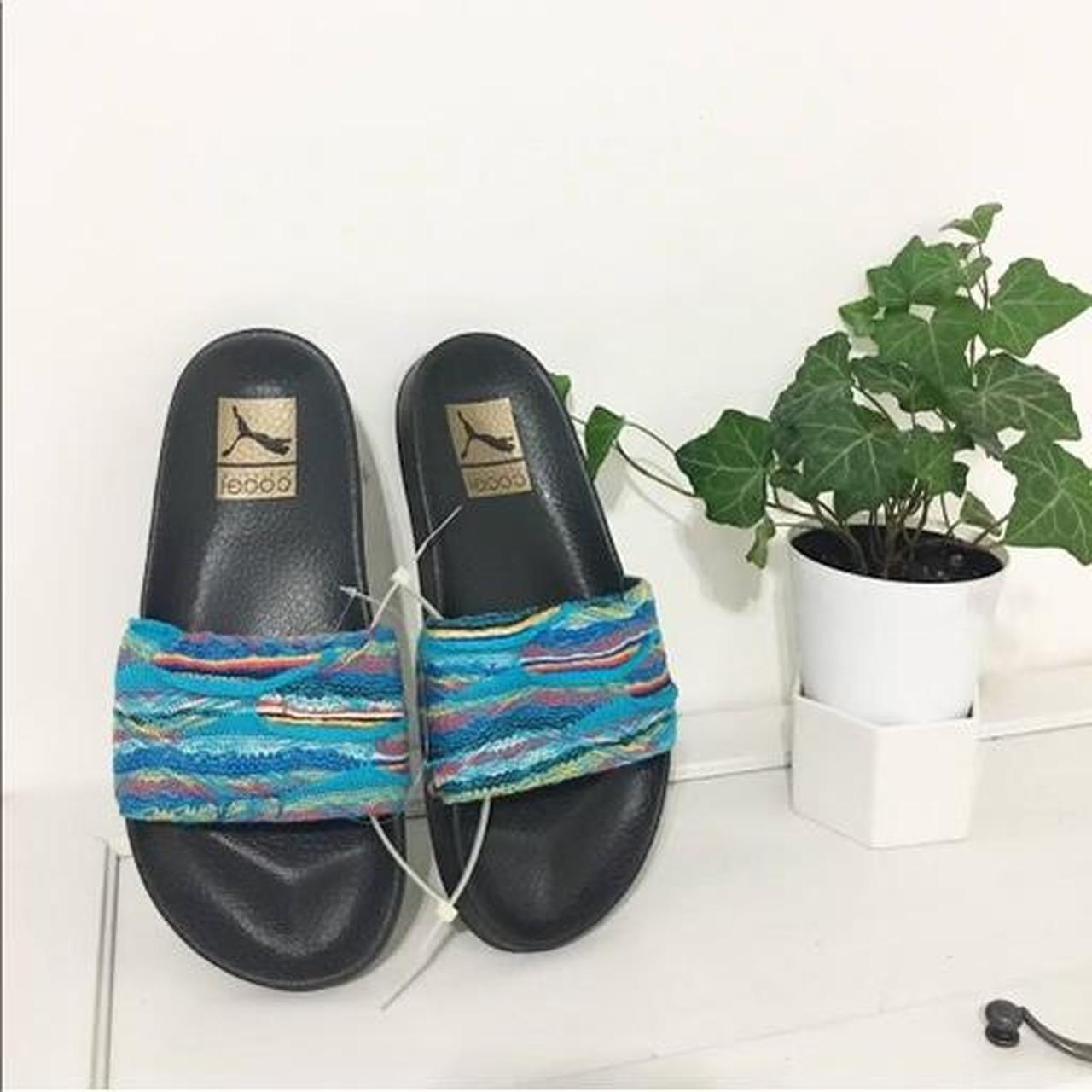 Coogi x Puma Slides Mens 7 Woman s 8 8.5. Like new. Depop