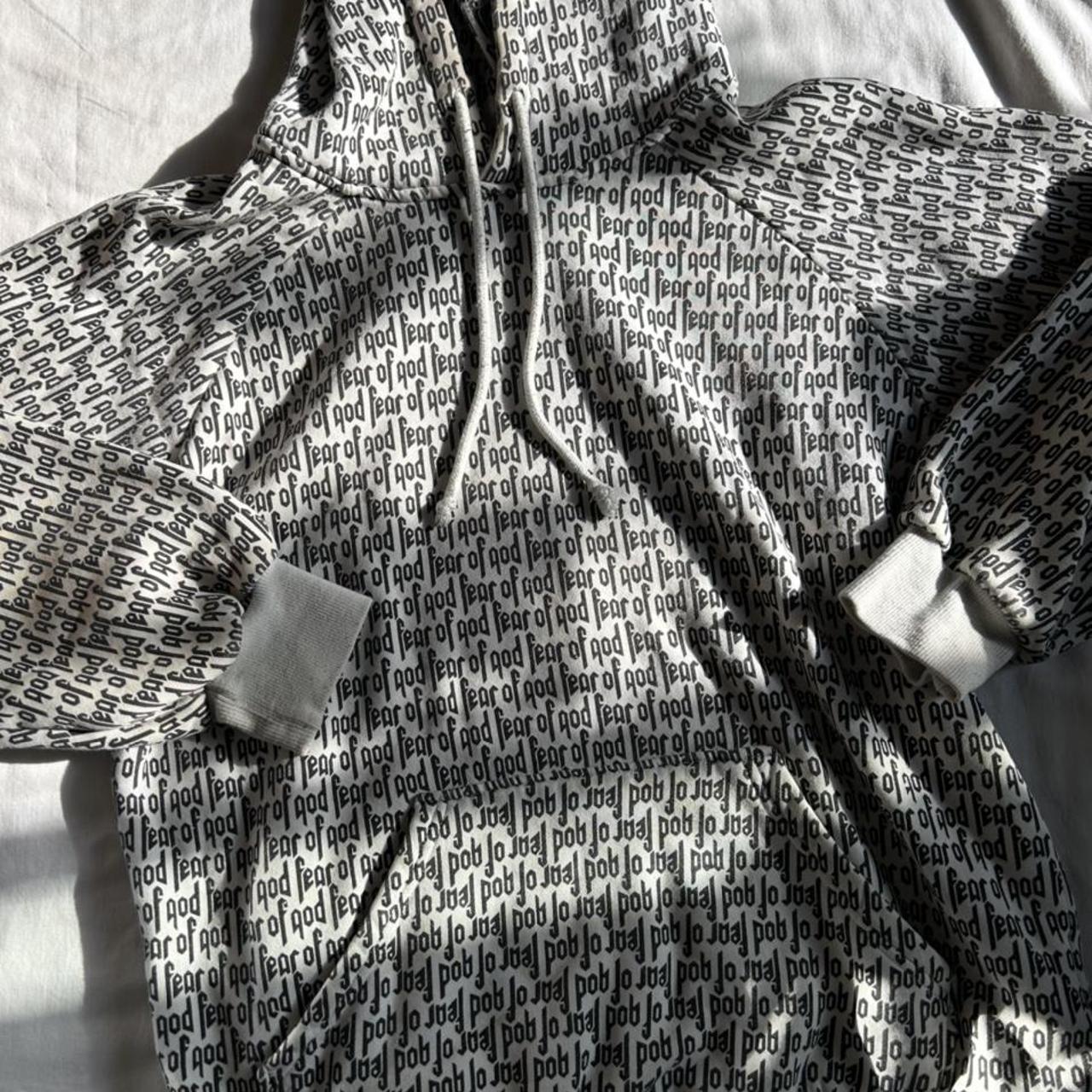 Fear of God AOP Hoodie All over print hoodie size. Depop