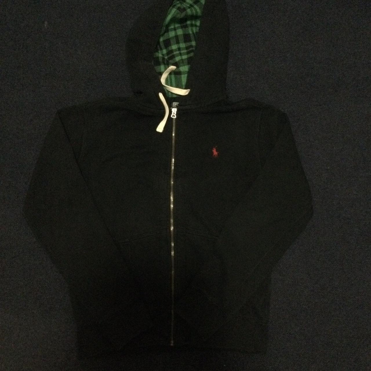 Ralph Lauren Men's Black Hoodie Depop