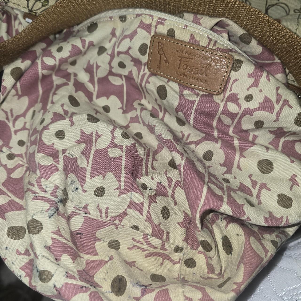 Fossil Women's Bag - Tan/Multi – FOSSIL FLORAL CA… - image 6