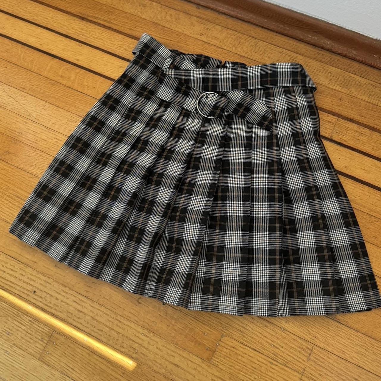 Japanese plaid schoolgirl skirt skort, plaid school | Depop