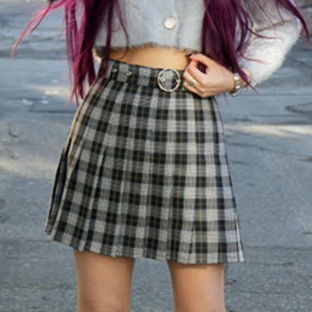 [Angelnumber555] buckle tartan skirt ☆送料込☆ 00c5dfb7-02f3-56d8-8595-