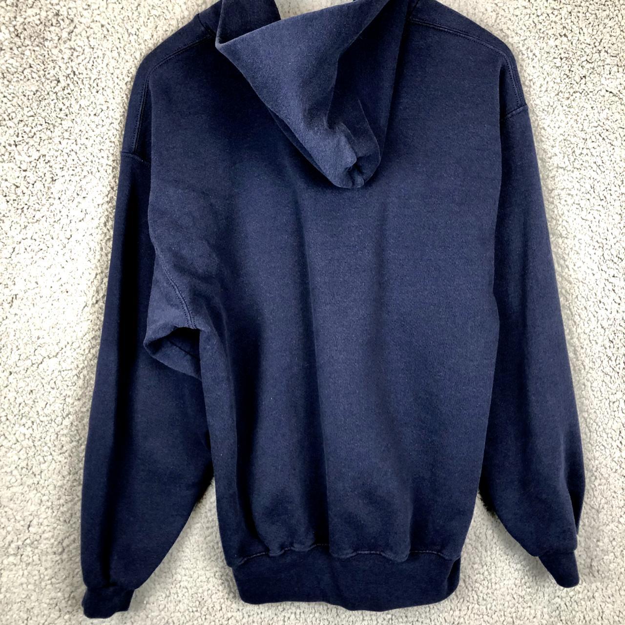 Soffe Men's Blue Hoodie | Depop