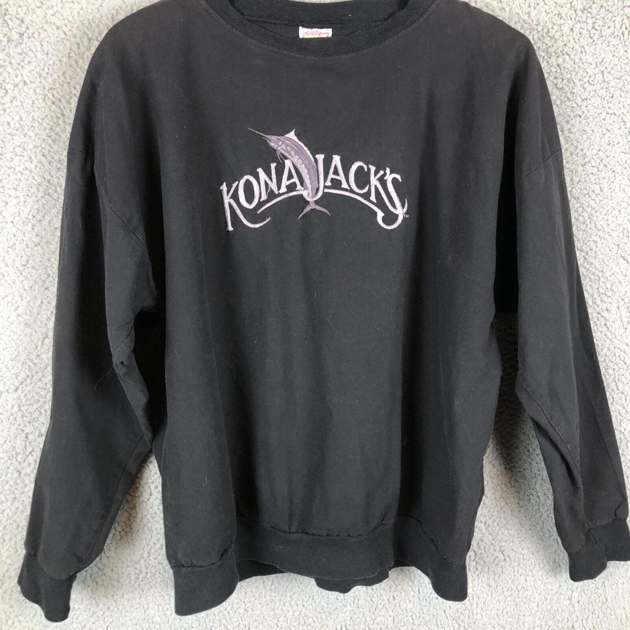 Crazy Shirts Hawaii Kona Jacks Crewneck Windbreaker... Depop