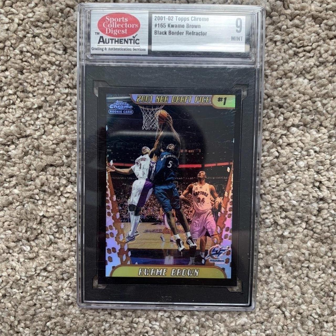 2001 & 2002 Topps Chrome Black Refractor PSA Return: Pierce, McGrady,  Wallace, Kidd, Allen, Stojakovic, Davis. You guys liked my Iverson post so  here are some more early TC Black Refractors! Note