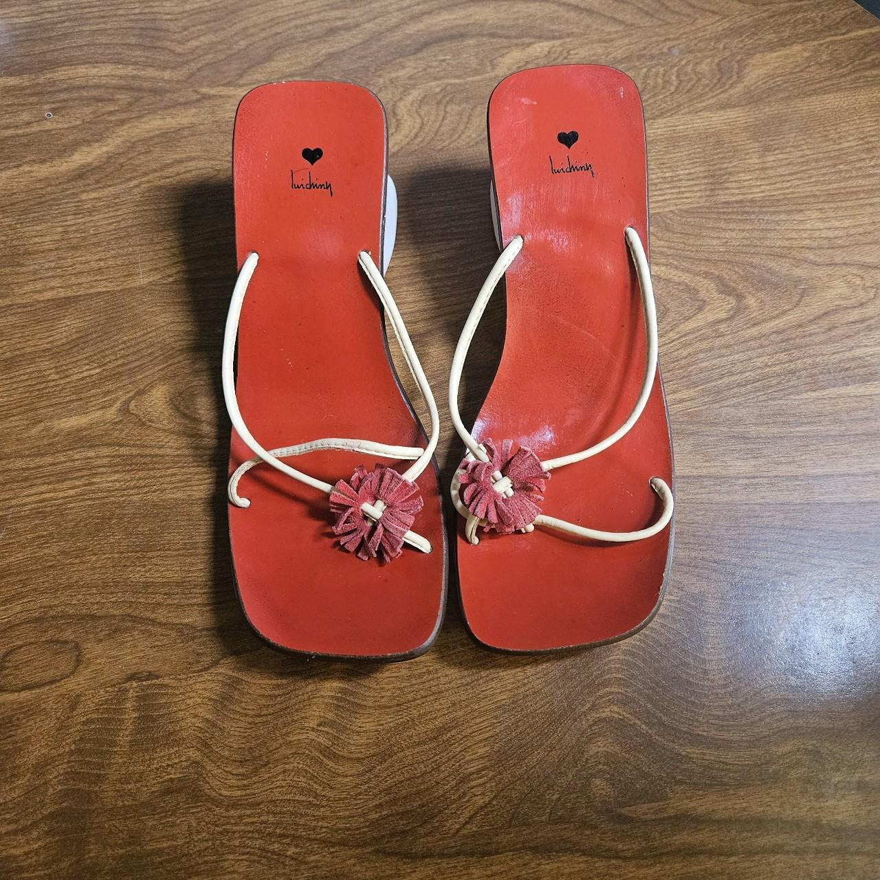 Liu Ching Platform Sandals Size 9.5 Vintage... - Depop
