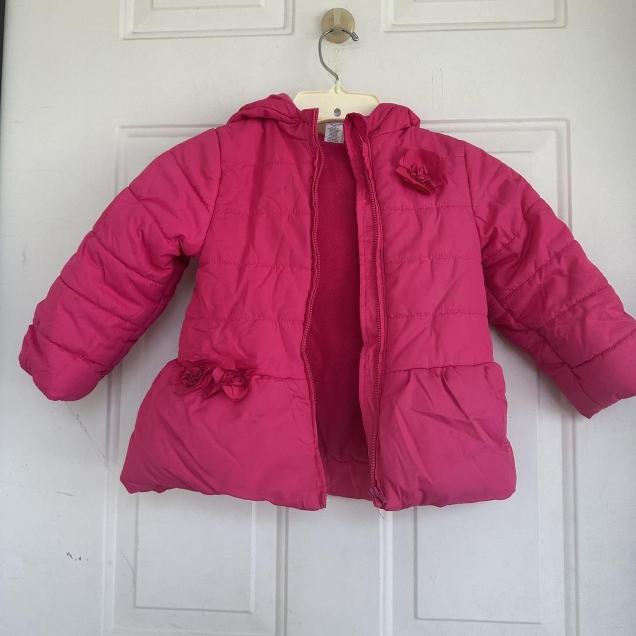 Little me hot sale pink coat