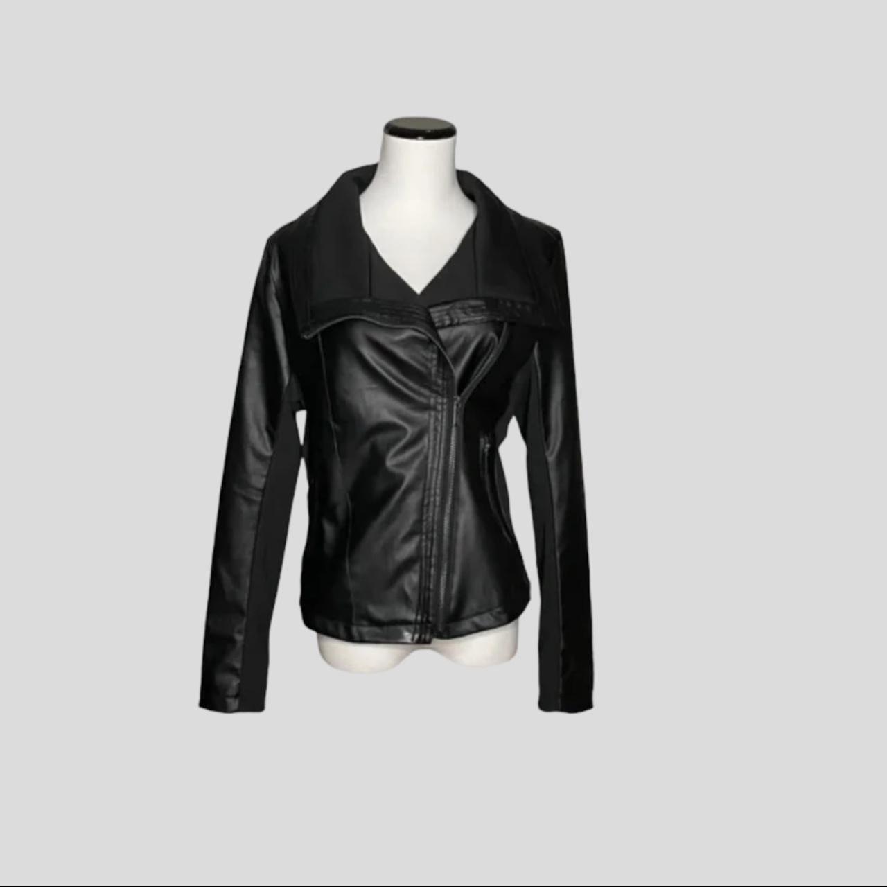 Therapy faux shop leather jacket