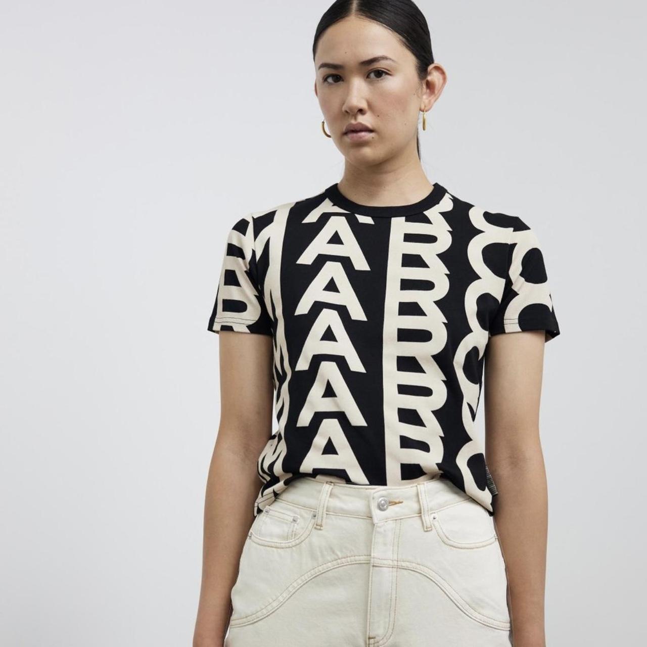 MARC JACOBS Tシャツ THE MONOGRAM BABY C605P02PF22 Buy Marc Jacobs Monogram Baby T-Shirt 'Black/Ivory