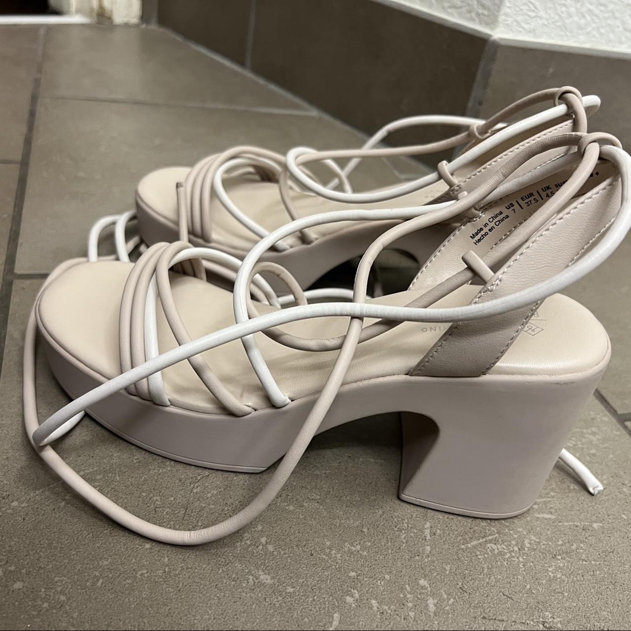 Call it Spring Women's Cream and White Sandals (3)