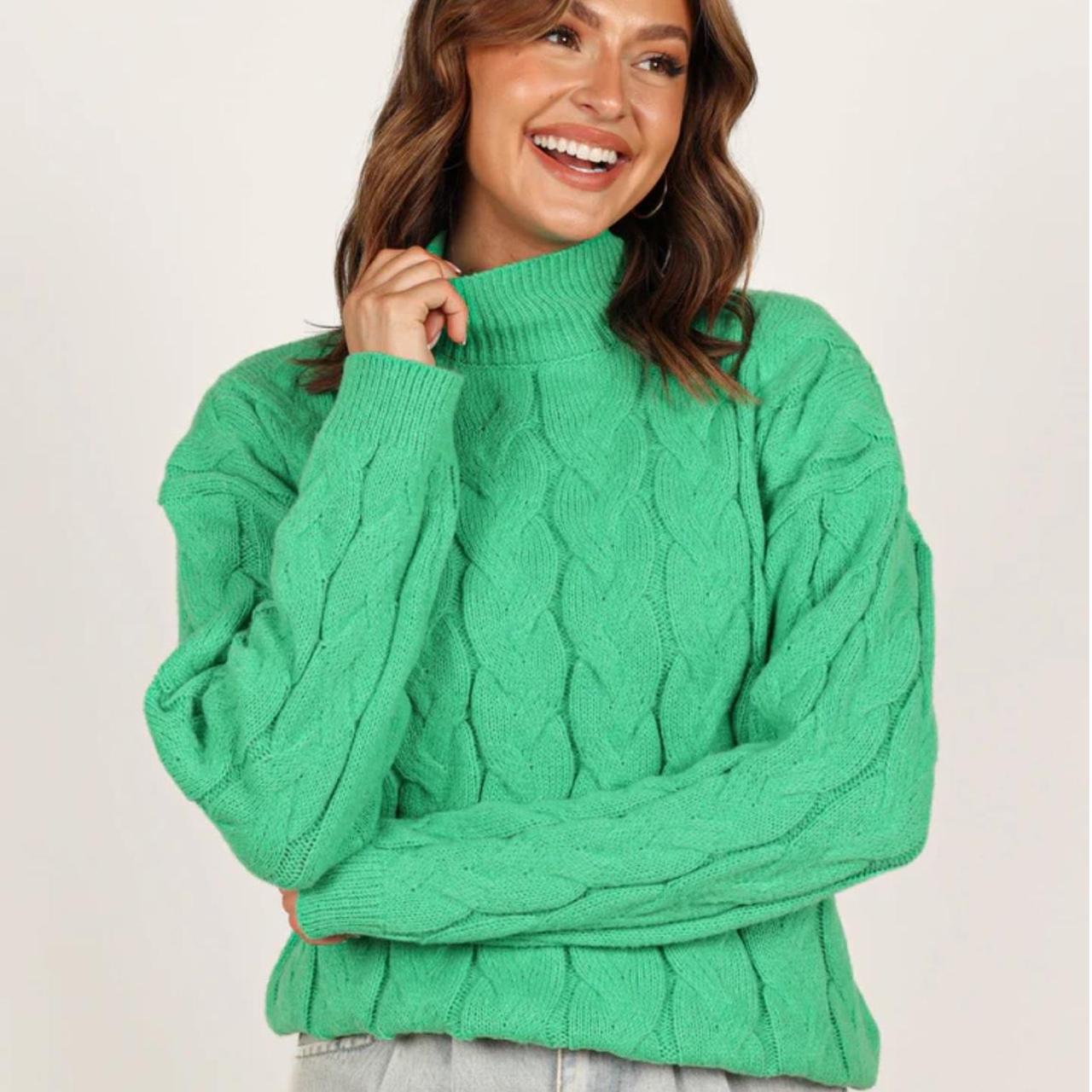 Petal + Pup Elena thick cable knit sweater never... Depop