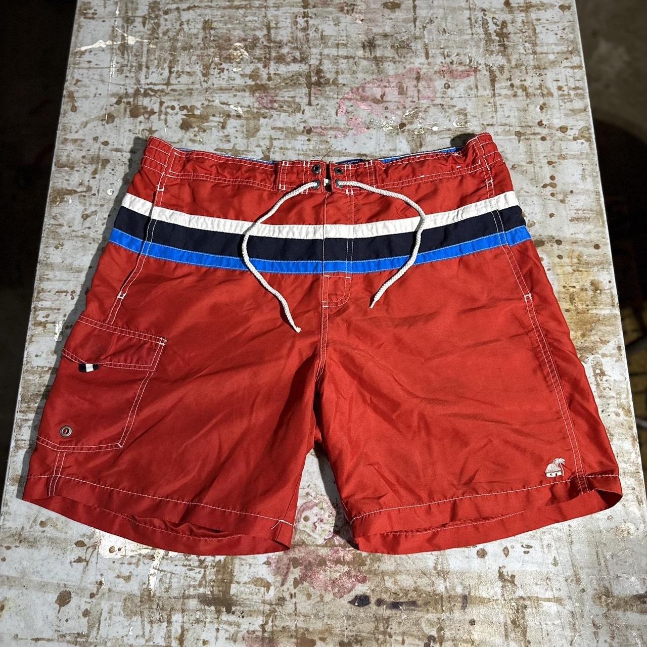 Men's Red Swim-briefs-shorts | Depop