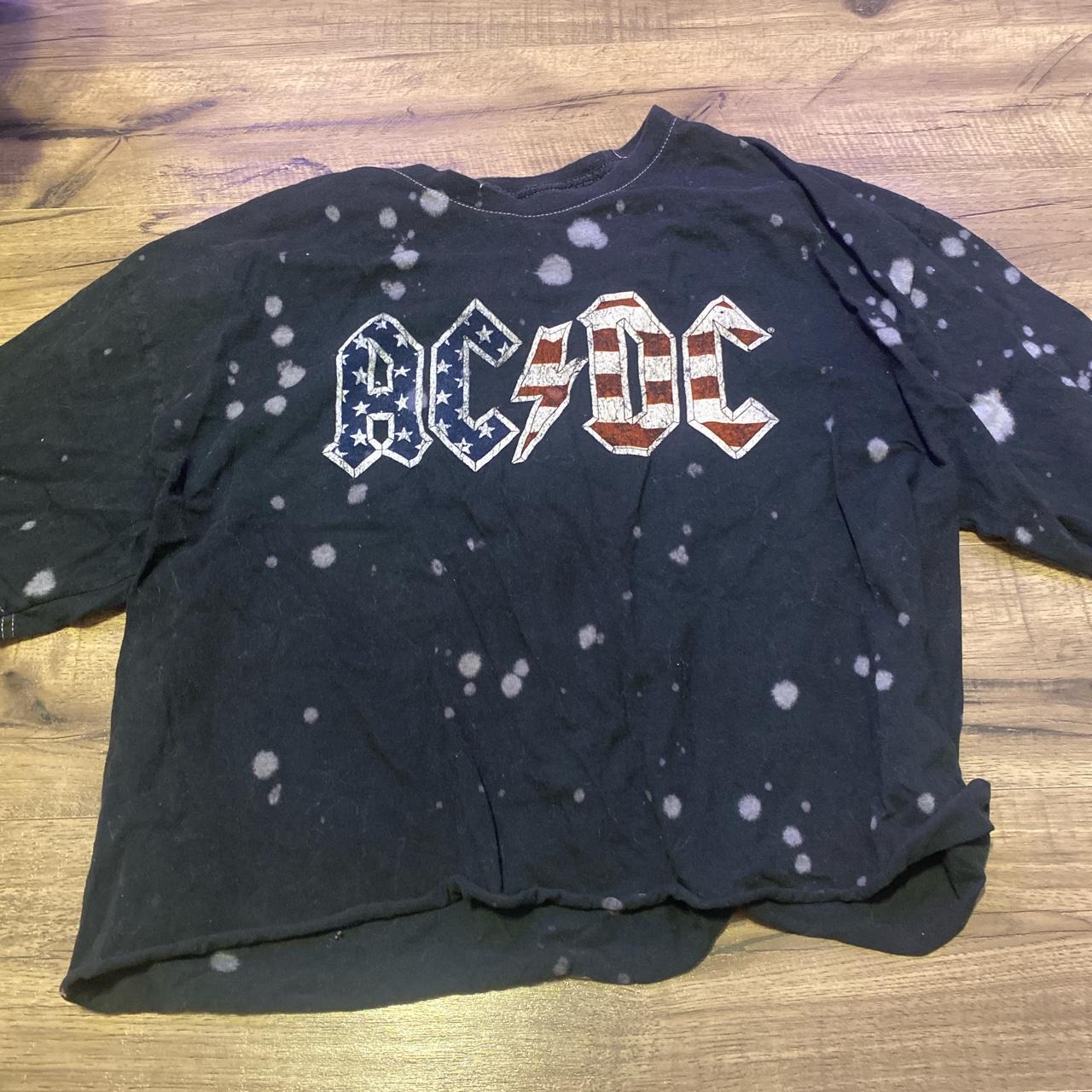 AC/DC crop top from TJMAXX! Size XL but fits like a... - Depop