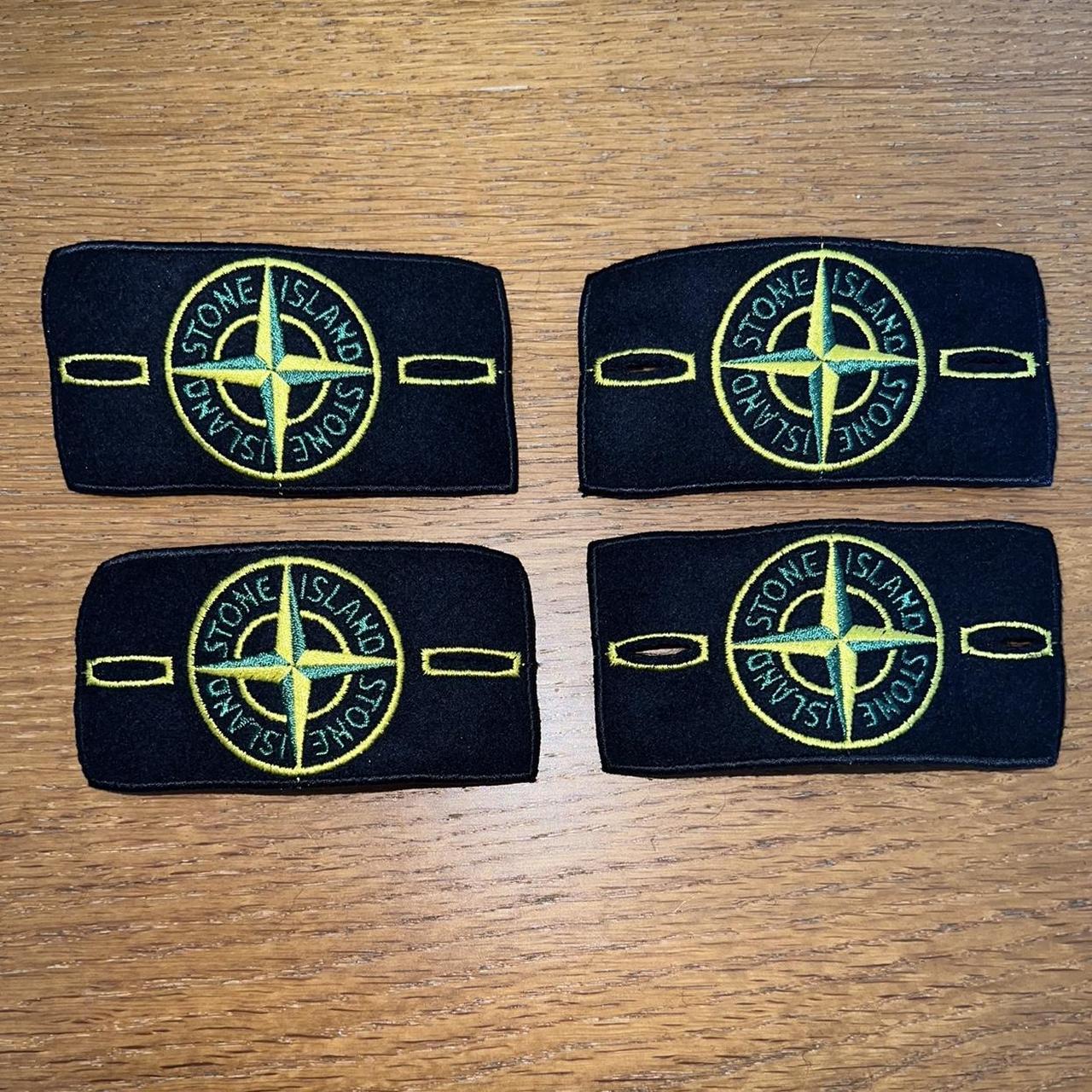 Stone Island Badge Original Set 4x Stone Island... Depop